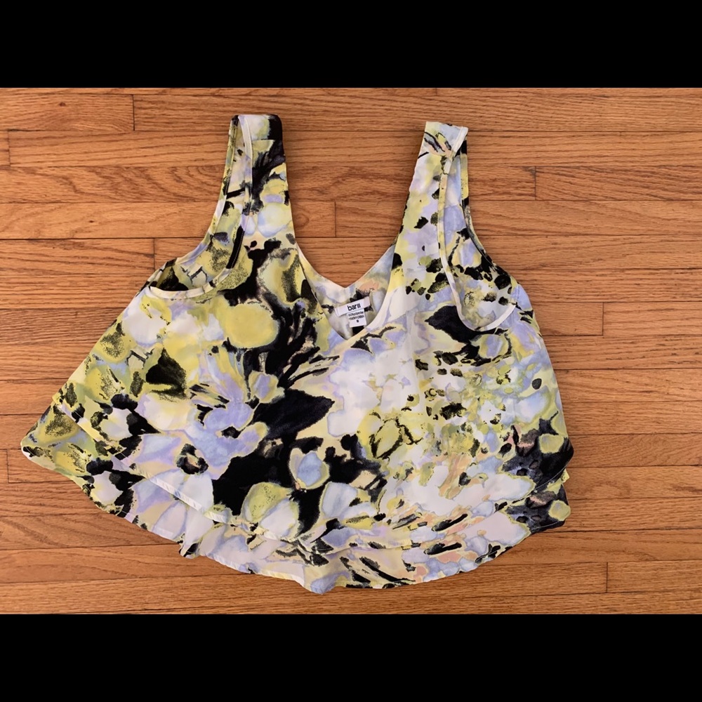 Silk crop top